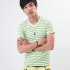 MR.PARK - Striped Short-Sleeve T-Shirt