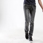 Hwang Kum Style - Washed Slim-Fit Jeans