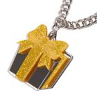Sweet & Co. - Sweet Yellow Glitter Present Chain Silver Necklace