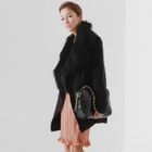 1313 - Furry-Trim Lapel Faux-Fur Jacket