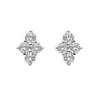 MaBelle - 18K White Gold Diamond Earrings