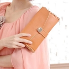 Miss Sweety - Scalloped-Trim Studded Clutch