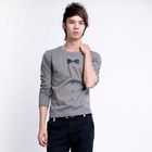 INTHING - Bow Tie Print Long Sleeve T-Shirt