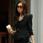 SOHO Central - Shoulder Pad Peplum Blazer