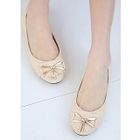 eFashion - Faux-Leather Appliqué Flats