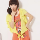 ZOO - Flutter-Sleeve Tie-Front Cardigan