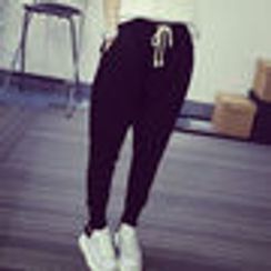 VIZZI - Drawstring Harem Pants VIZZI - Drawstring Harem Pants