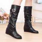 Smoothie - Pendant-Accent Belted Long Boots