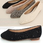 Marcella - Sequined Flats