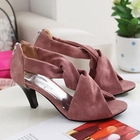 Smoothie - Faux-Suede Twisted Sandals