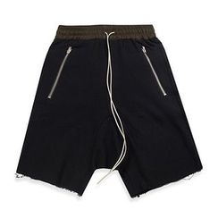 MIJIKO - Drop Crotch Sweat Shorts MIJIKO - Drop Crotch Sweat Shorts