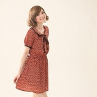 CatWorld - Layered-Collar Floral Dress