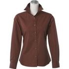 CorLeonis - Long Sleeve Shirt- Smart Basic (Dark Brown)