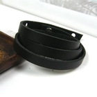 OWL Fashion - Genuine-Leather Studded Bangle