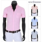 MINE M HOMME - Short-Sleeve Plain Shirt