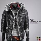 DANGOON - Wet-Look Padded Jacket