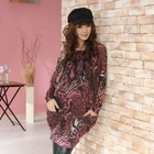 59 Seconds - Leopard Dolman-Sleeve Dress
