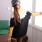CatWorld - Elbow-Sleeve Crochet-Yoke Top