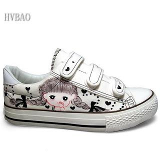 Girl Print Velcro Sneakers Girl Print Velcro Sneakers