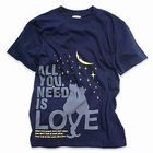 SCOPY - Crewneck Tee - 'ALL YOU NEED IS LOVE' (Unisex )