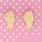 Sweet & Co. - I Love Ice-cream Mirror Earrings