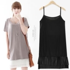 Soneed - Pleated Layered Hem Slipdress