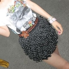 Ando Store - Ruffled Star-Print Skirt 
