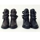 MITOSHOP - Belted Lace-Up Ankle Boots