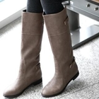 STYLEKELLY - Faux-Leather Tall Boots