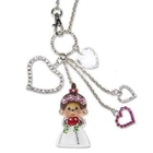 Atelier - Keychain with PVC figure Bride Monchhichi