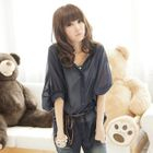 eFashion - Set: Chiffon Shirt + Camisole + Cord