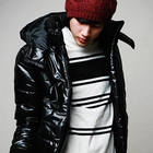 Men Spirits - Wet-Look Padded Jacket with Hood