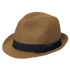 GRACE - Belted Woven Fedora