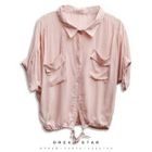 Dream Star - Drawstring-Hem Blouse