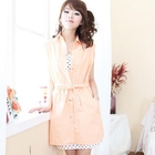 ZOO - Sleeveless Tie-Waist Shirtdress