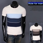CUBICO - Short-Sleeve Color-Block T-Shirt