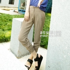 Ando Store - Smocked Cropped Harem Pants