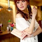 E.F.Shop - Bow-Accent Quilted Long Wallet