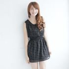 Kiwi Shop - Polka Dot Chiffon Dress