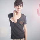 Sha 2 Shop - Single-Breasted Short-Sleeve V-Neck Top