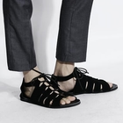 Rememberclick - Faux-Suede Lace-Up Sandals