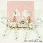 Sweet & Co. - Sweetie Green Rose Swarovski Crystal Earrings