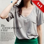 MoDN - Set of Two: Low V-Neck Short-Sleeve T-Shirt