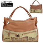 ASHTON - Faux-Leather Shoulder Bag