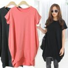 Cocopop - Asymmetric-Hem T-Shirt Dress