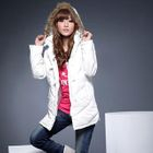 RingBear - Faux-Fur Trim Padded Jacket with Hood