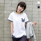 J-ANN - Short-Sleeve Contrast-Trim T-Shirt