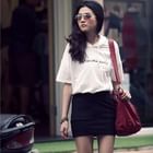 PUFFY - Hooded Print T-Shirt Dress