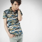 deepstyle - Camouflage Print Polo Shirt