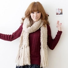 Tokyo Fashion - Fringed Knit Scarf